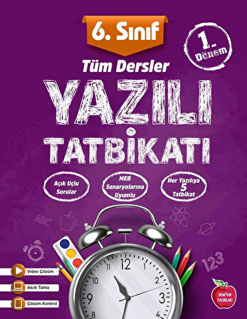 Newton Yayınları 6.Sınıf Yazılı Tatbikatı 1.Dönem Tüm Dersler Yeni
