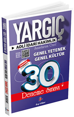 Dizgi Kitap Hakimlik Genel Yetenek Genel Kültür Yargıç 30 Deneme Çözümlü Dizgi Kitap