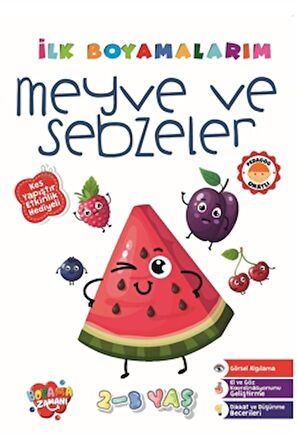 İlk Boyamalarım – Meyve ve Sebzeler