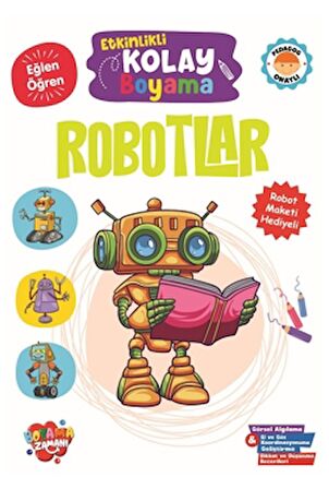 Etkinlikli Kolay Boyama – Robotlar