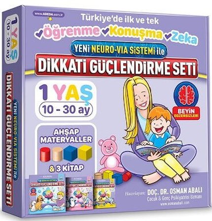Dikkat Güçlendirme Seti 1 Yaş Adeda Yayınları