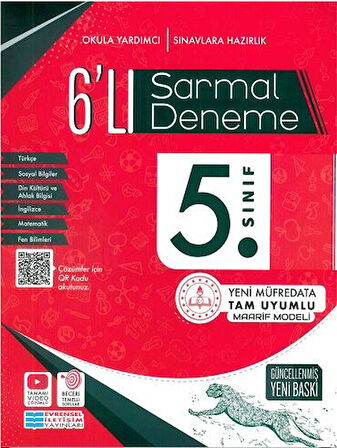 5. Sınıf 6 lı Sarmal Deneme Evrensel İletişim Yayınları