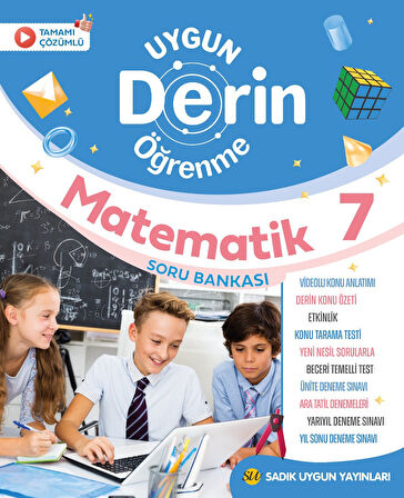 Sadık Uygun 7. Sınıf Matematik Derin Öğrenme Soru Bankası - Yeni