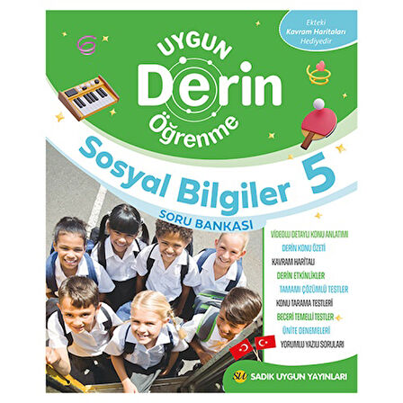 Sadık Uygun 5.Sınıf Sosyal Bilgiler Derin Öğrenme Soru Bankası