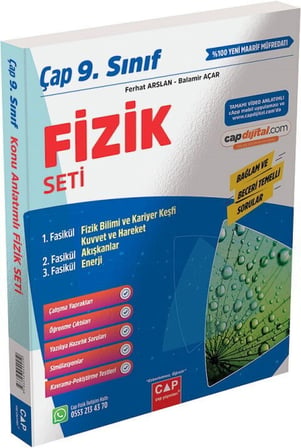 9. Sınıf Anadolu Fizik Seti Çap Yayınları
