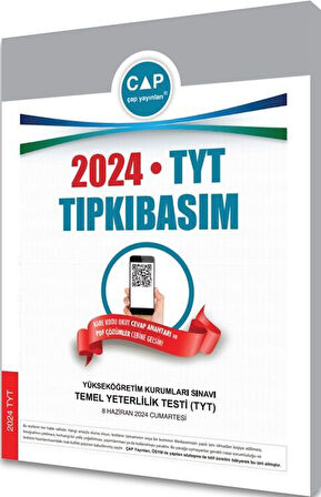 Çap Yayınları 2024 TYT Tıpkı Basım