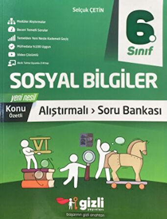 6. Sınıf Sosyal Bilgiler Konu Özetli Araştırmalı Soru Bankası