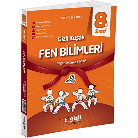 2025 8. Sınıf Fen Bilimleri Değerlendirme Föyleri Gizli Kuşak Serisi