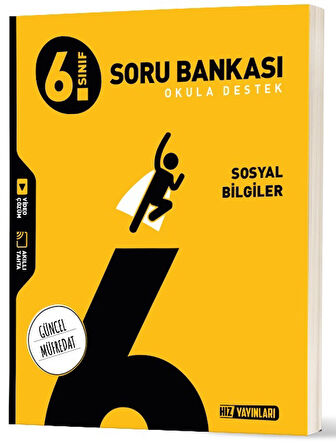 Hız Yayınları 2026 6. Sınıf Sosyal Bilgiler Soru Bankası Yeni Müfredat