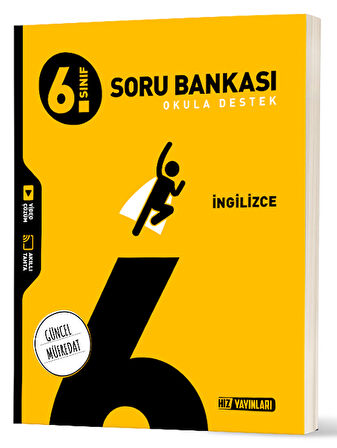 Hız Yayınları 6. Sınıf İngilizce Soru Bankası Çözümlü Hız Yayınları