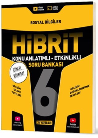 6. Sınıf Sosyal Bilgiler HİBRİT Konu Anlatımlı Etkinlikli Soru Bankası Hız Yayınları