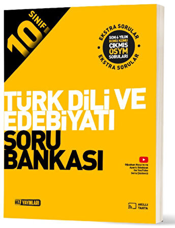 Hız 2026 10. Sınıf Türk Dili Ve Edebiyatı Soru Bankası Güncel Müfredat