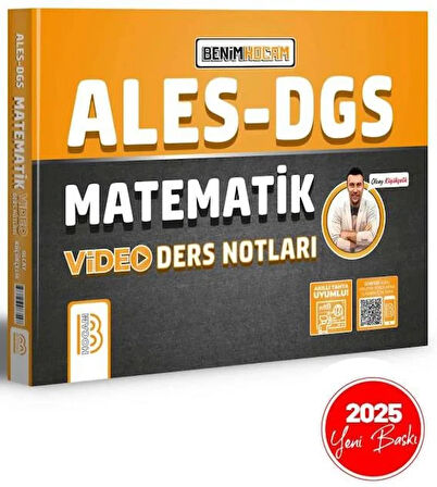 Benim Hocam 2025 ALES DGS Matematik Video Ders Notları