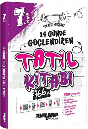 Ankara Yayıncılık 7. Sınıf 14 Günde Güçlendiren Tatil Kitabı