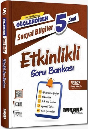 5. Sınıf Sosyal Bilgiler Güçlendiren Etkinlikli Soru Bankası Ankara Yayıncılık