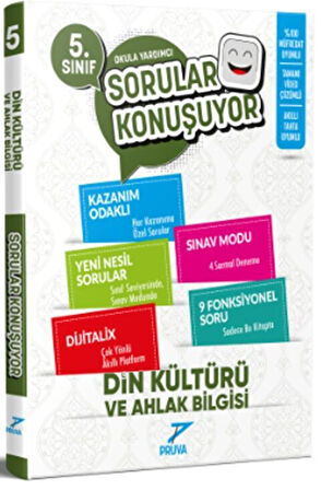 Pruva Akademi 5. Sınıf Din Kültürü ve Ahlak Bilgisi Sorular Konuşuyor
