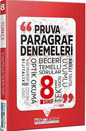 Pruva 8. Sınıf Paragraf Denemeleri