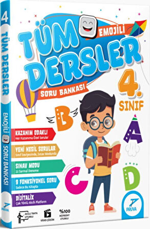 Pruva Akademi 4. Sınıf Tüm Dersler Soru Bankası