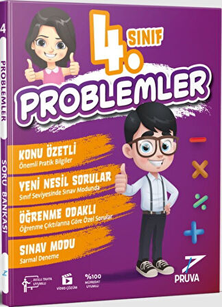 Pruva Akademi 4. Sınıf Problemler Soru Bankası