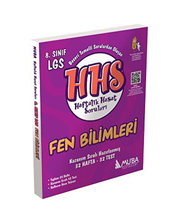 8.Sınıf Fen Bilimleri Haftalık Hasat Soruları HHS