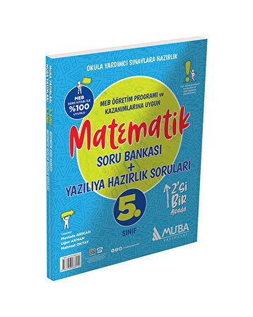 5. Sınıf Matematik Soru Bankası + Yazılıya Hazırlık Soruları 2'Si 1 Arada