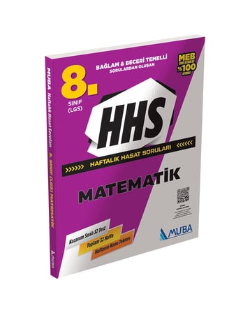 Muba Yayınları 8.Sınıf Matematik Haftalık Hasat Soruları. (HHS)