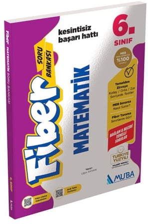 6. Sınıf Matematik Fiber Soru Bankası Muba Yayınları