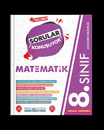 PRUVA AKADEMİ YAYINCILIK 8.SINIF MATEMATİK SORULAR KONUŞUYOR
