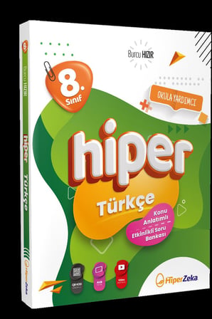 8. Sınıf Hiper Türkçe Konu Anlatımlı & Soru Bankası HiperZeka Yayınları