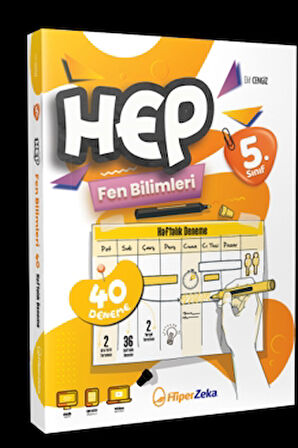 2025 5. Sınıf Haftalık HEP Fen Bilimleri 40 Deneme