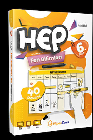 2025 6. Sınıf Haftalık HEP Fen Bilimleri 40 Deneme