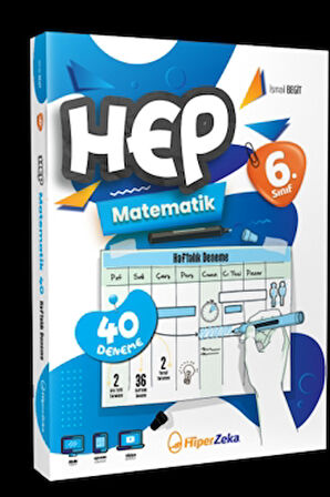 2025 6. Sınıf Haftalık HEP Matematik 40 Deneme