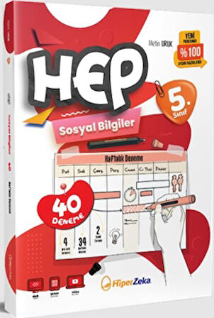 5. Sınıf HEP Sosyal Bilgiler Haftalık Deneme Föyleri