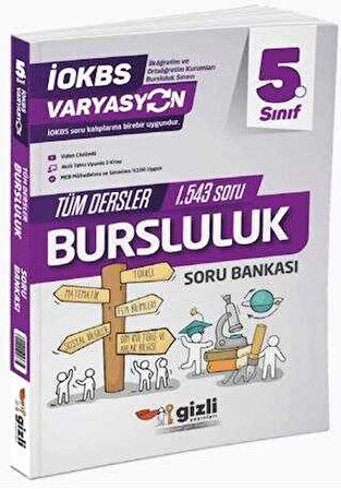 Gizli Yayınları 2025 5. Sınıf Varyasyon Bursluluk Tüm Dersler Soru Bankası