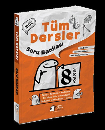 8. Sınıf Tüm Dersler Soru Bankası Eğitim Deposu Yayınları
