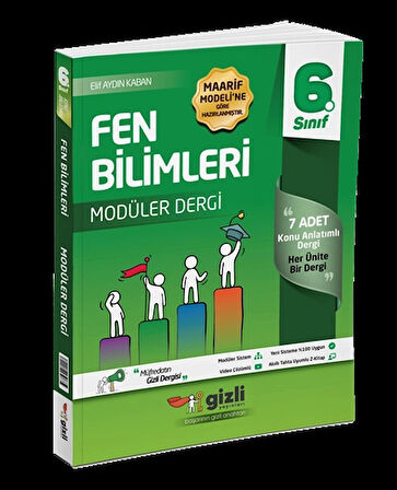 6. Sınıf Fen Bilimleri Müfredatın Gizli Dergisi Gizli Yayınları