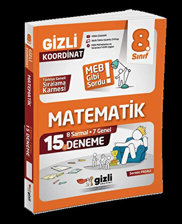 Gizli Yayınları Lgs 8. Sınıf Matematik 15'li Deneme-Meb Gibi Sordu