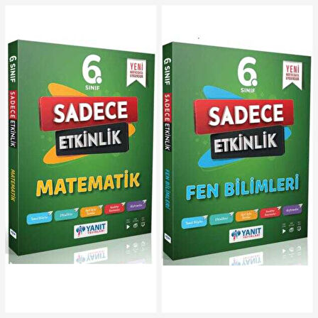 Yanıt 6. Sınıf Matematik & Fen Bilimleri Sadece Etkinlik