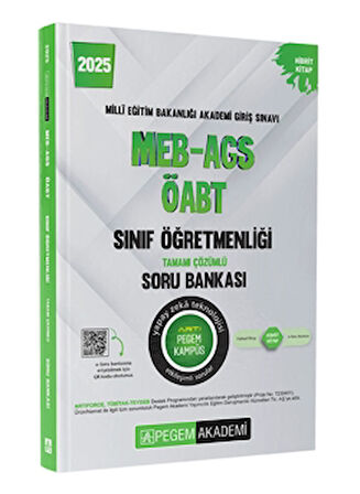 2025 MEB-AGS-ÖABT Sınıf Öğretmenliği Tamamı Çözümlü Soru Bankası