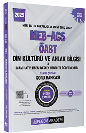 2025 MEB-AGS-ÖABT Din Kültürü ve Ahlak Bilgisi-İmam Hatip Lisesi Mes. Lisesi Tam. Çöz. Soru Bankası