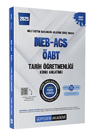 2025 MEB-AGS-ÖABT Tarih Öğretmenliği Konu Anlatımlı