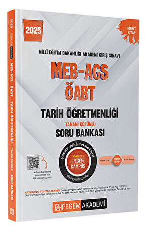 2025 MEB-AGS-ÖABT Tarih Öğretmenliği Tamamı Çözümlü Soru Bankası