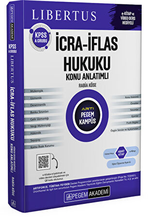KPSS A Grubu İcra İflas Hukuku Konu Anlatımlı