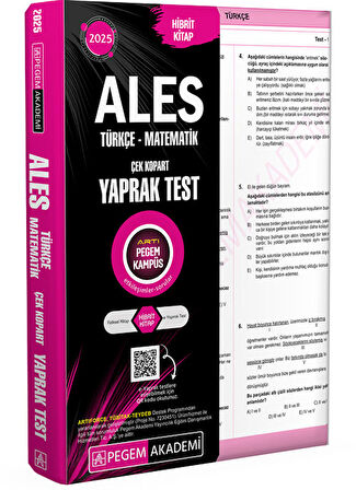 2025 ALES Çek Kopart Yaprak Test