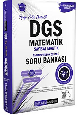 2025 DGS Matematik Sayısal Mantık Tamamı Video Çözümlü Soru Bankası