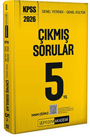 2026 KPSS Genel Yetenek Genel Kültür Tamamı Çözümlü Çıkmış Sorular Son 5 Yıl