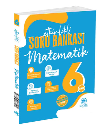 6. Sınıf Matematik Etkinlikli Kazanım Soru Bankası Çanta Yayınları