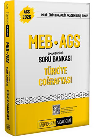 2026 MEB-AGS Türkiye Coğrafyası Soru Bankası Tamamı Çözümlü
