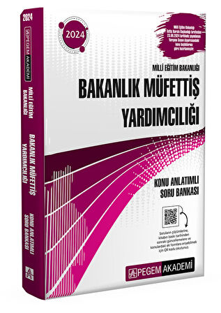 2024 MEB Bakanlık Müfettiş Yardımcılığı Konu Anlatımlı Soru Bankası