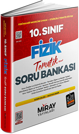 Miray 10. Sınıf Fizik Konu Özetli Tematik Soru Bankası